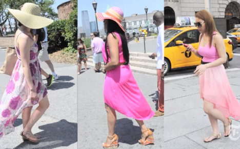 Trend on the streets of NYC – The tail dress/skirt
